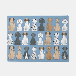 Honden glimlachen deurmat
