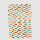 honden golfhanddoek (Voorkant)