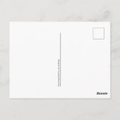 Honden Hoofd van Julie de Graag houtsnipkunst Briefkaart (Achterkant)