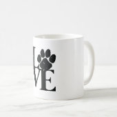 Honden houden van honden koffiemok (Voorkant rechts)