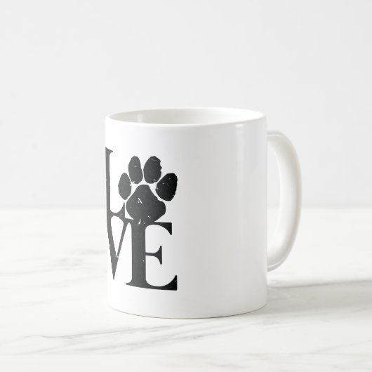 Honden houden van honden koffiemok (Voorkant rechts)