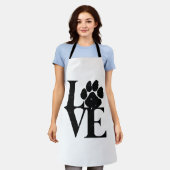 Honden houden van honden schort (Gedragen)