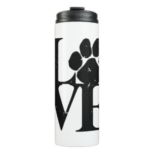 Honden houden van honden thermosbeker