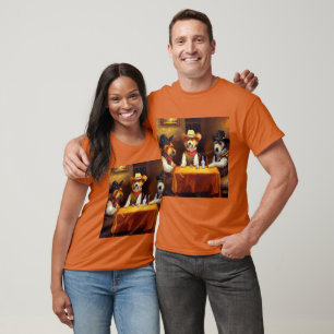 Honden in een salon t-shirt