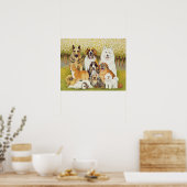 Honden in mei poster (Keuken)