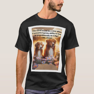 Honden in Sunset Field T-shirt