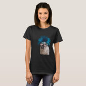 Honden in Wigs Rock T-shirt (Voorkant volledig)