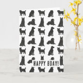 Honden Kaart (Gele Bloem)