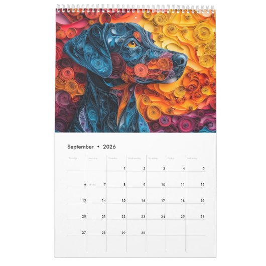 Honden Kalender (Sep 2026)