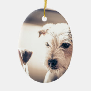 honden keramisch ornament