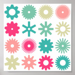 Honden - Kleuren 01 Poster