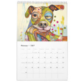 Honden Kleuren – Abstracte & Speelse Honden Kalender (Feb 2027)