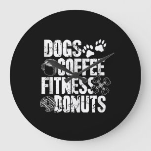 Honden Koffie Ness Donuts Gym Foodie Workout Ness Grote Klok
