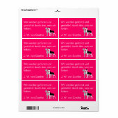 Honden Labels (Full Sheet)