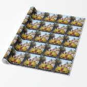 Honden/labs in converteerbaar papier met kerstmant (Uitgerold)