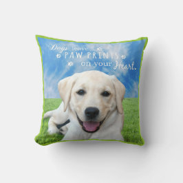 Honden laten pooafdrukken achter op je hart kussen