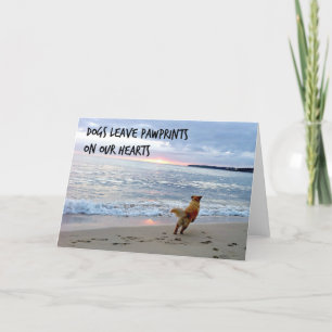Honden laten pootafdrukken achter op onze harten! kaart