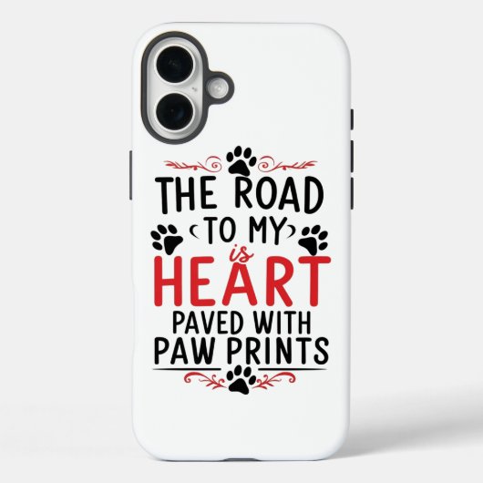 Honden laten sporen achter Case-Mate iPhone case (Achterkant)