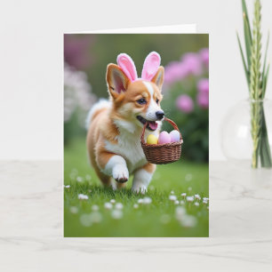 Honden lente viering kaart