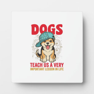 Honden leren ons een zeer belangrijke les Vintage Fotoplaat
