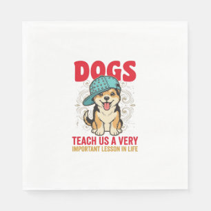 Honden leren ons een zeer belangrijke les Vintage Servet