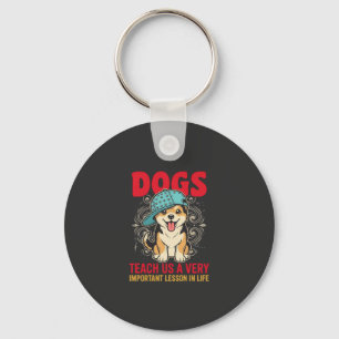 Honden leren ons een zeer belangrijke les Vintage Sleutelhanger