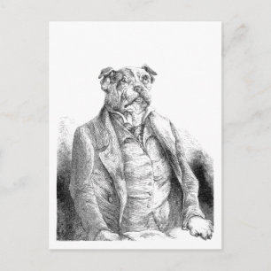"Honden lezing" Briefkaart