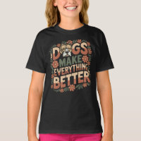 Honden maken alles beter, grappige Pitbull hond