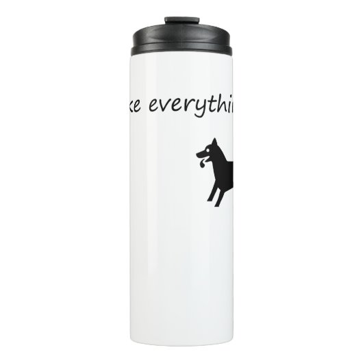 Honden maken alles beter thermosbeker (Voorkant)