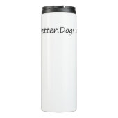Honden maken alles beter thermosbeker (Achterkant)
