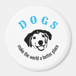 honden maken de wereld beter magneet