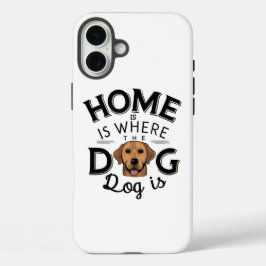 Honden maken thuis iPhone 16 plus hoesje