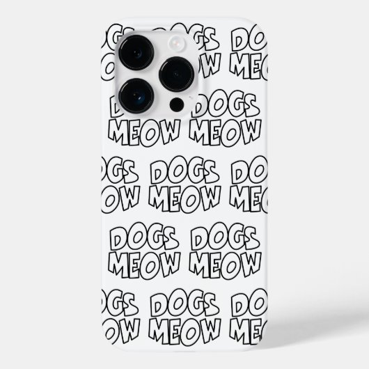 Honden Meauw Case-Mate iPhone Case (Achterkant)