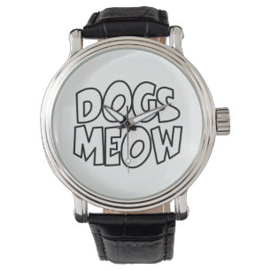 Honden Meauw Horloge