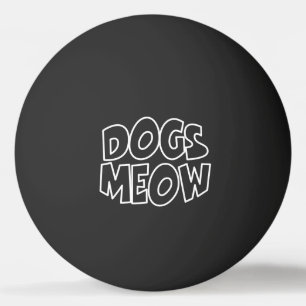 Honden Meauw Pingpongballen
