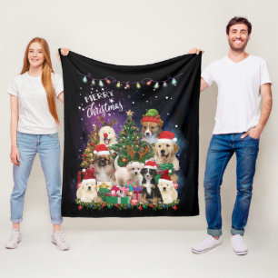 honden Merry kermas Light Fleece Deken
