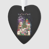 honden Merry kermas Light Ornament (voorkant)