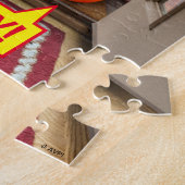 Honden met een troep of een behandeling legpuzzel (Zijkant)