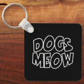 Honden miauwen sleutelhanger (Voorkant)