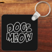 Honden miauwen sleutelhanger (Achterkant)