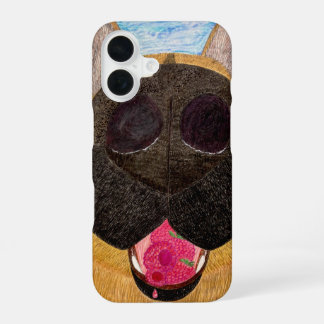 Honden neus en frambozen telefoonhoesje iPhone 16 hoesje