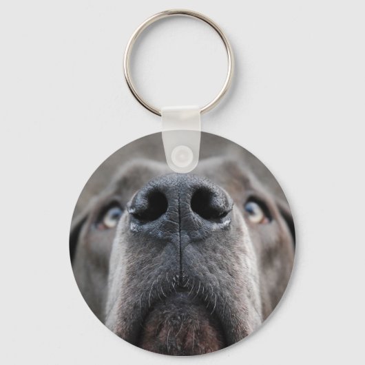 Honden neus sleutelhanger (Voorkant)