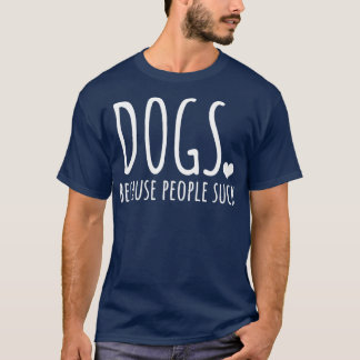 Honden omdat mensen oplikken t-shirt