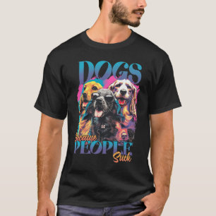 Honden omdat mensen oplikken t-shirt