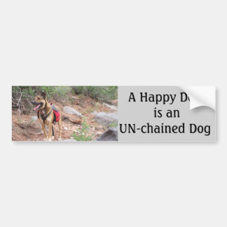 Honden Ontketend Bumpersticker