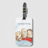 Honden Ouders Bagagelabel (Voorkant (verticaal))