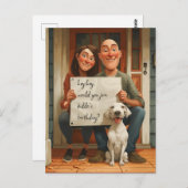 Honden Ouders Briefkaart (Voorkant / Achterkant)