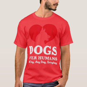 Honden over mensen grappige verhalen over Hondenli T-shirt