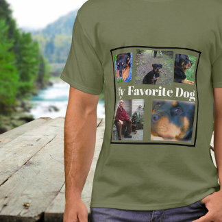 Honden personaliseren Maak je eigen 5-foto T-shirt