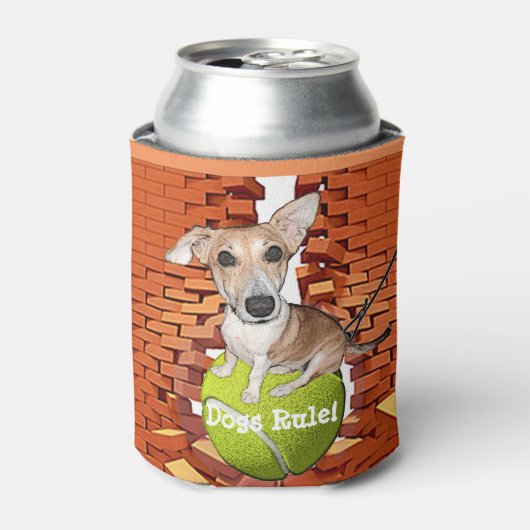 Honden Regel! Blikjeskoeler (Blikje Voorkant)
